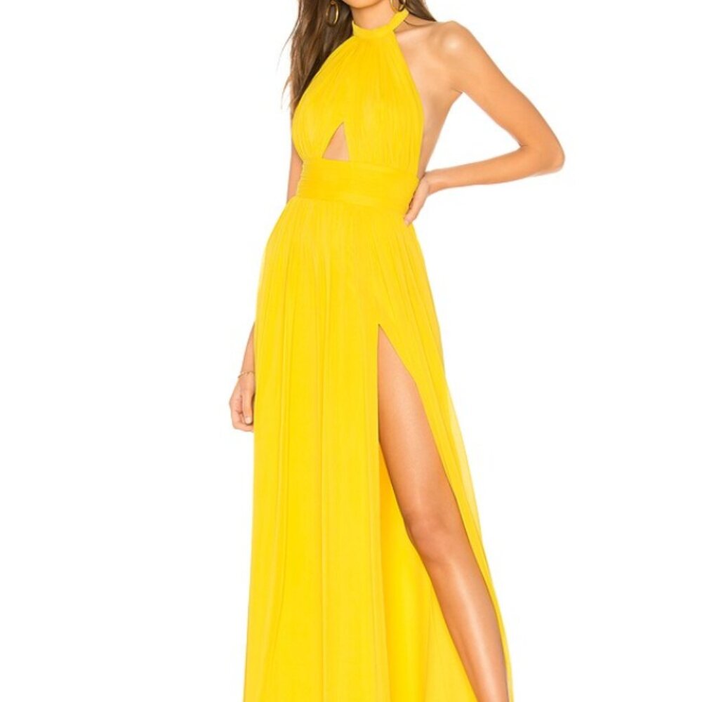 Revolve Canary Yellow Formal Dress